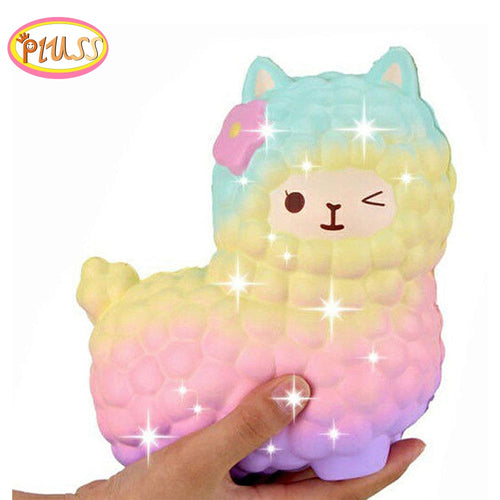 jumbo sheep alpaca squishy cute galaxy slow rising animal squishy squish wholesale exquisite kids gift - Ravji Store