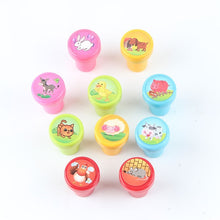 Load image into Gallery viewer, 10pcs/Set Children Toy Stamps Cartoon Animals Fruits Kids Seal For Scrapbooking Stamper DIY Cartoon Stamper Toys - Ravji Store
