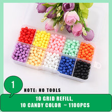 Load image into Gallery viewer, Children Beads Crafts for Kids 5200pcs DIY Beads Crystal Creative Material Kids Beads Water Spray Magic Puzzle Toys for Children - Ravji Store
